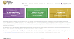 Desktop Screenshot of nationallaboratorysales.com